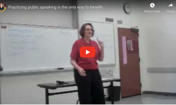Some benefits of public speaking